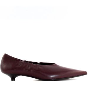 Guglielmo Rotta, Schoenen, Dames, Rood, 37 EU, Rode Leren Pumps met 2cm Hak