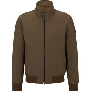 Hugo Boss, Jassen, Heren, Beige, M, Stijlvolle Boss Jas