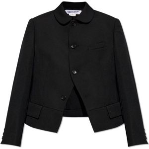 Comme des Garçons, Wollen blazer Zwart, Dames, Maat:S