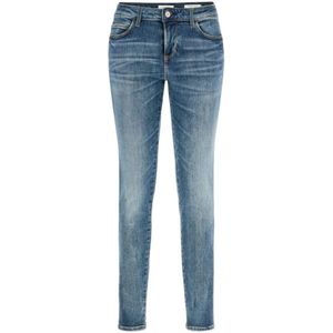 Guess, Jeans, Dames, Blauw, W28, Denim, Slim-Fit Carrie Mid Jeans