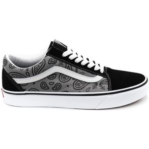 Vans, Schoenen, unisex, Grijs, 44 EU, Leer, Leren en stoffen sneakers voor ultiem comfort