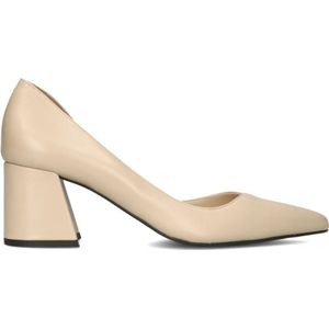 Stefano Lauran, Schoenen, Dames, Beige, 40 EU, Beige Pumps Klassieke Stijl