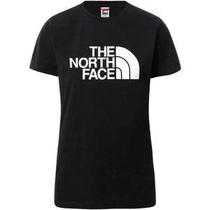 The North Face, Klassiek Katoenen T-shirt Zwart, Dames, Maat:M