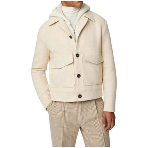 L.b.m. 1911, Jassen, Heren, Beige, L, Beige Stijlvolle Jas