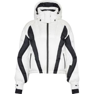 Balmain, Sport, Dames, Wit, 2Xs, Skijas met monogram - x Rossignol