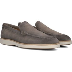 Magnanni, Schoenen, Heren, Grijs, 40 EU, Suède, Grijze Suède Instappers, Model 25117