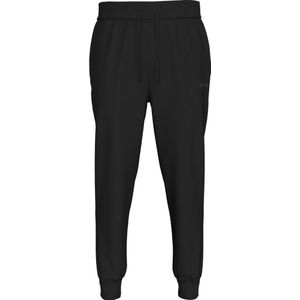 Calvin Klein, Broeken, Heren, Zwart, M, Zwarte Jogger Broek Slim Fit