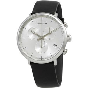 Calvin Klein, Herenhorloge van roestvrij staal voor de middag Grijs, Heren, Maat:ONE Size