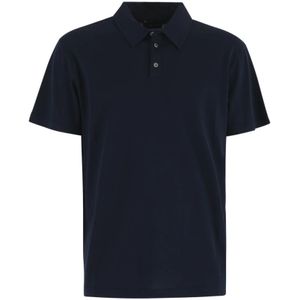 Roberto Collina, Tops, Heren, Blauw, M, Blauwe Jersey T-shirts en Polos