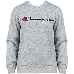 Champion, Sweatshirts & Hoodies, Heren, Grijs, S, Klassieke Ronde Hals Trui