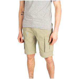 Pepe Jeans, Korte broeken, Heren, Groen, W33, Katoen, Journey Shorts