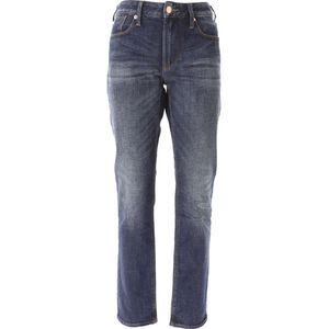 Emporio Armani, Jeans, Heren, Blauw, W34, Denim, Blauwe Jeans van Armani