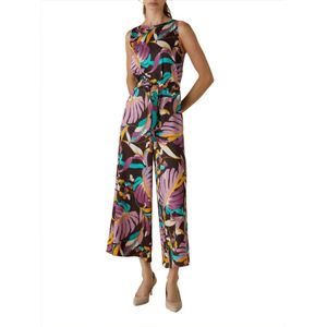 Marella, Multicolor Jumpsuit Set voor Vrouwen Veelkleurig, Dames, Maat:XL