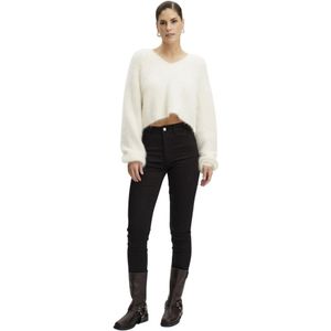 Gestuz, Jeans, Dames, Zwart, W25 L30, Katoen, Klassieke Skinny Jeans Zwart