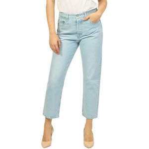 Levi's, Comfort Fit Straight Leg Jeans Blauw, Dames, Maat:W30