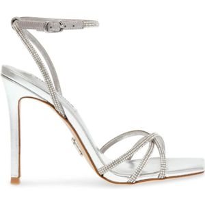 Steve Madden, High Heel Sandalen Grijs, Dames, Maat:38 1/2 EU