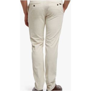 Brooks Brothers, Broeken, Heren, Wit, W32, Katoen, Stretch katoenen chinos