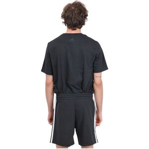 Adidas, Korte broeken, Heren, Zwart, L, Katoen, Performance Shorts Zwart Essentials 3 Strepen