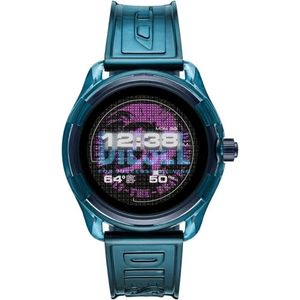 Diesel, Smartwatch met Fitness- en Lifestylefuncties Blauw, Heren, Maat:ONE Size