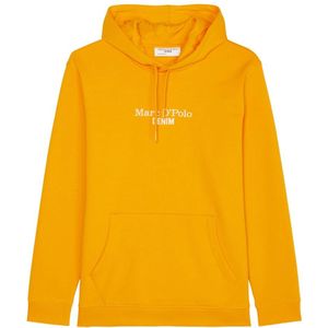 Marc O'Polo, Hoodie relaxed Oranje, Heren, Maat:M