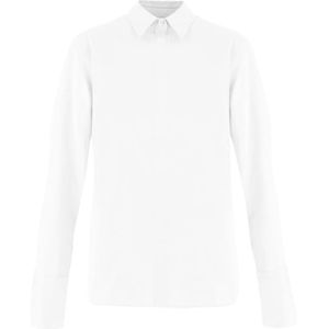 Salvatore Ferragamo, Blouses & Shirts, Heren, Wit, S, Katoen, Klassiek Wit Overhemd