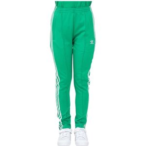 Adidas Originals, Broeken, Dames, Groen, L, Groene sport sweatpants