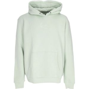 Karl Kani, Sweatshirts & Hoodies, Heren, Groen, XL, Licht Mint Streetwear Hoodie