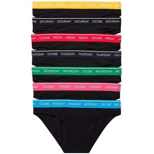 Calvin Klein, Ondergoed, Heren, Veelkleurig, XS, 7-Pack Bikini Boxers, Moderne Comfort en Stijl