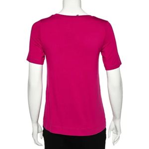 Moschino Pre-Owned, Pre-owned, Dames, Roze, S, Katoen, Pre-owned Knit tops