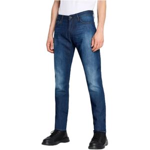 Armani Exchange, Jeans, Heren, Blauw, W31, Katoen, Broeken