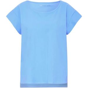 Raffaello Rossi, Tops, Dames, Blauw, 3Xl, Raffaello Shirt Grit