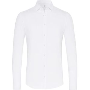 Desoto, Overhemden, Heren, Wit, S, Katoen, Witte Overhemdjurk - Slim Fit