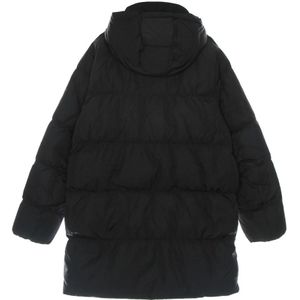 Jordan, Jassen, Heren, Zwart, XS, Nylon, Waterafstotende Dons Parka met Capuchon