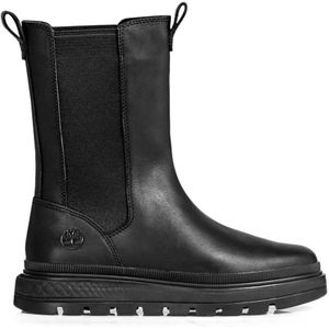 Timberland, Schoenen, Dames, Zwart, 41 EU, Leer, Zwarte Combat Stijl Laarzen