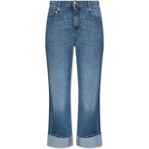 Alexander McQueen, Jeans, Dames, Blauw, W27, Boyfriend jeans