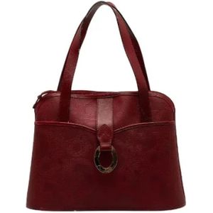 Dior Vintage, Tweedehands leren handtassen Rood, Dames, Maat:ONE Size