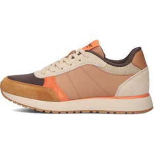 Woden, Schoenen, Dames, Veelkleurig, 38 EU, Suède, Stijlvolle Lage Sneakers in Multi-Color