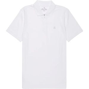 Brooks Brothers, Tops, Heren, Wit, M, Polyester, Polo Shirt
