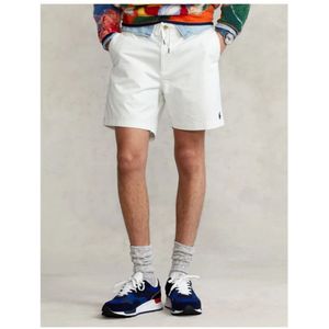 Polo Ralph Lauren, Korte broeken, Heren, Wit, S, Katoen, Klassieke Katoenmix Prepster Shorts