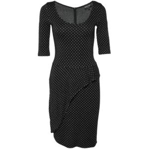 Armani Pre-owned, Pre-owned, Dames, Zwart, M, Pre-owned Knit dresses