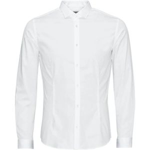 Jack & Jones, Overhemden, Heren, Wit, L, Elegante Formele Overhemd