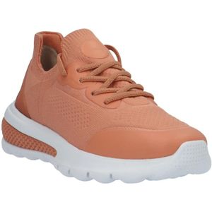 Geox, Schoenen, Dames, Oranje, 38 EU, Leer, Sneakers