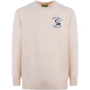 MC2 Saint Barth, Sweatshirts & Hoodies, Heren, Wit, L, Witte Sweaters voor Heren