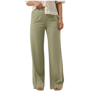 Object, Broeken, Dames, Groen, S, Groene Wide Pantalon voor Vrouwen