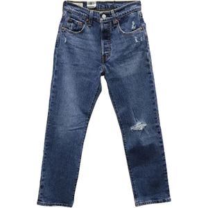 Levi's, Cotton jeans Blauw, Dames, Maat:S