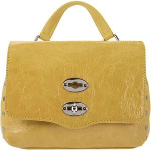 Zanellato, Tassen, Dames, Geel, ONE Size, Leer, Handbags