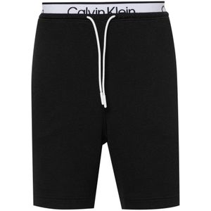 Calvin Klein, Korte broeken, Heren, Zwart, S, Polyester, Casual Shorts