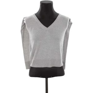 Jacquemus Pre-owned, Pre-owned, Dames, Grijs, S, Wol, Pre-owned Wool tops