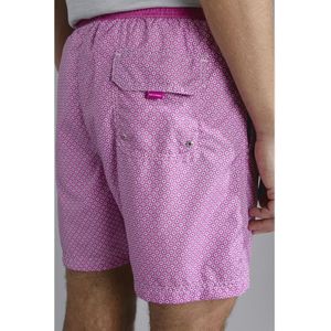 Paul & Shark, Badkleding, Heren, Roze, M, Polyester, Geometrische Badpak