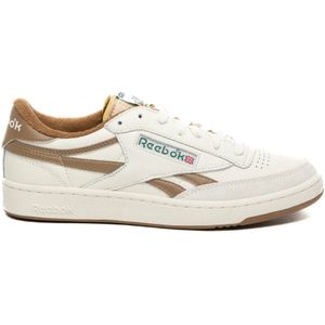 Reebok, Schoenen, Heren, Veelkleurig, 45 1/2 EU, Leer, Beige Tennis-geïnspireerde Sneakers